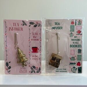 New Target Bullseye Playground Christmas Tree & Gingerbread House Tea Infusers